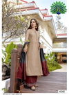 Brown Colour Fancy Embroidery Work Designer Rayon Plazzo Suit 4048